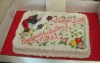 White Graduation/Birthday cake
